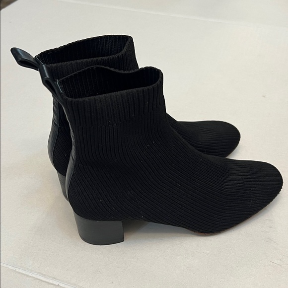 EVERLANE THE GLOVE BOOT BLACK RE-KNIT SOCK ANKLE BOOTS SIZE 7 - Picture 7 of 16
